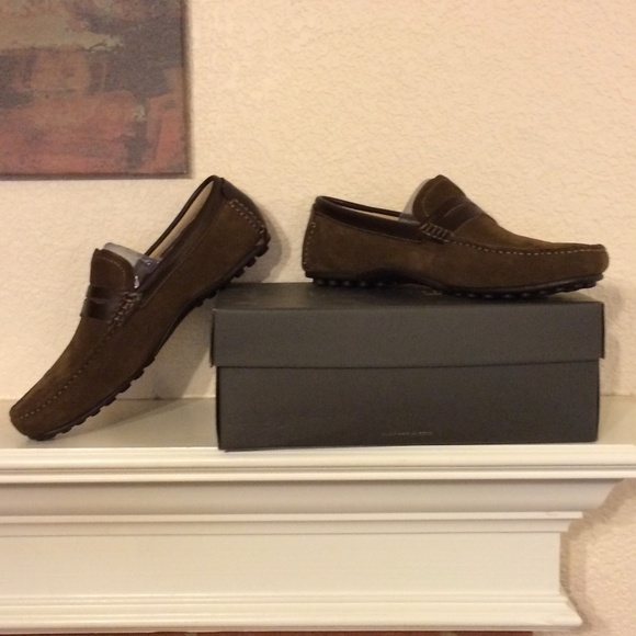 Florsheim Other - Florsheim Denison Driver Penny Loafer, suede, NIB